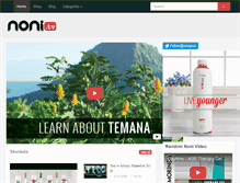 Tablet Screenshot of noni.tv