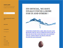 Tablet Screenshot of noni.com